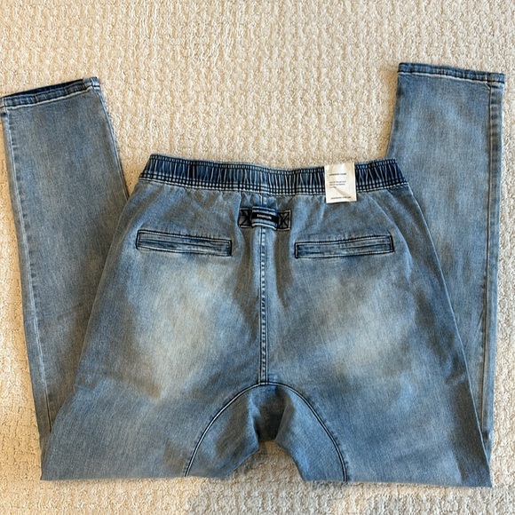 Zanerobe sureshot denim chino mid blue size 34 - Picture 3 of 5